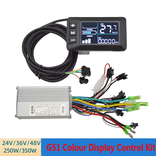 Elektrofahrrad E-bike 24V-48V 250W/350W Motor Controller with G51 Colour Display - Bild 8 von 15