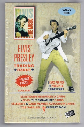 Press Pass 2007 Elvis Presley The Music valor sellado de fábrica/caja bláster