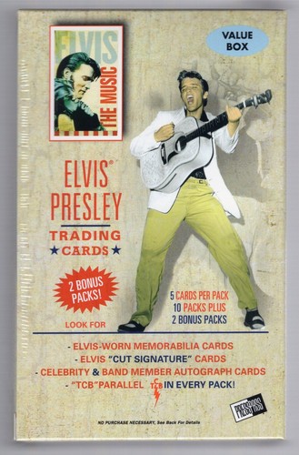 2007 PRESS PASS ELVIS PRESLEY THE MUSIC FACTORY SEALED VALUE/BLASTER BOX - Afbeelding 1 van 5