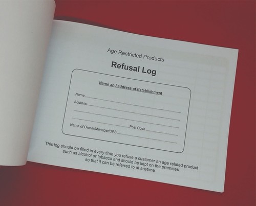 Verweigerungsakte / Verweigerungsprotokoll / Verweigerungsbuch für altersbeschränkte Produkte - Bild 8 von 9