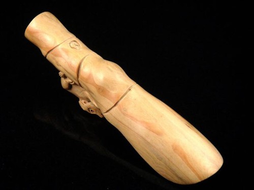 Boxwood Hand Crafted Tea/Coffee Scoop Zodiac OX Handle Feng-Shui #01092203 - Picture 5 of 5