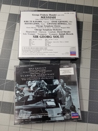 RARE Classical Lot CBS London OOP JAZZ Choplin Bach Mozart Beethoven messiah - Picture 13 of 13