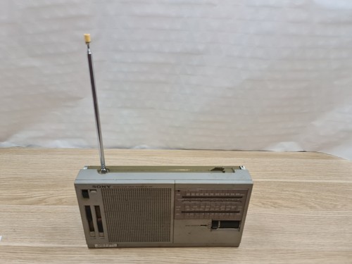 Sony ICF-1200 4 Band Radio Slider Vintage Retro FM AM broad Turner For Parts - Picture 3 of 7