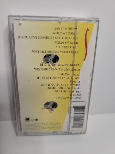 Sting The Best of Sting Fields of Gold 1984-1994 Cassette Tape COMPLETE OOP - Picture 2 of 2