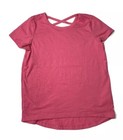 Old Navy Softest Tee Shirt Girl Medium M 8 Pink Short Sleeve Top Basic