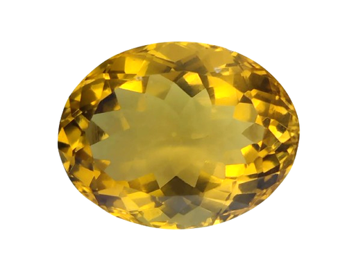 15.590CTS SUPER TOP LUSTER YELLOW NATURAL CITRINE OVAL GEMSTONES SEE VIDEO