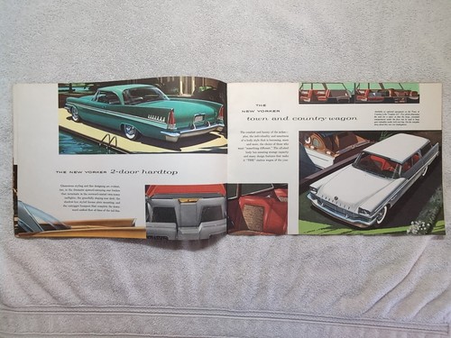 Mighty Chrysler 1957 folleto de ventas anuncio New Jersey Saratoga New Yorker - Imagen 5 de 13