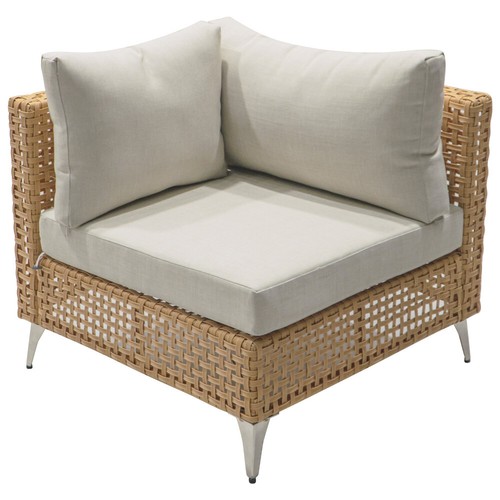 7PCS Wicker Patio Furniture Set - Outdoor Sectional Sofa with Cushions & Table - Picture 19 of 23