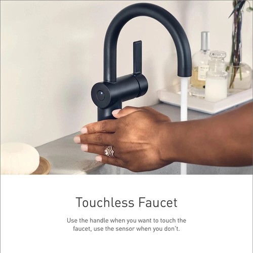 💲 MOEN S6910EW Doux TOUCHLESS Wave 1-Handle Hole Bathroom Faucet - Chrome $673 - Bild 11 von 15