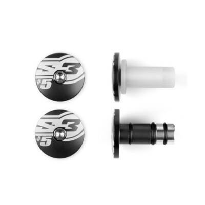 S3 TRIALS 14MM BAR ENDS 5 SCHWARZ FÜR GAS GAS BETA SHERCO TRS VERTIGO MONTESA ETC.