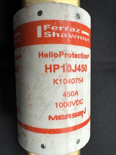 HP10J450 450A 600VAC 1000VDC Mersen Ferraz Shawmut Class J PV Solar Fuse - Picture 2 of 8