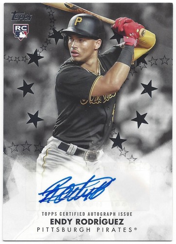 2024 Topps Endy Rodriguez Baseball Stars Autograph BLACK AUTO RC #ed 52/199 - Picture 3 of 4