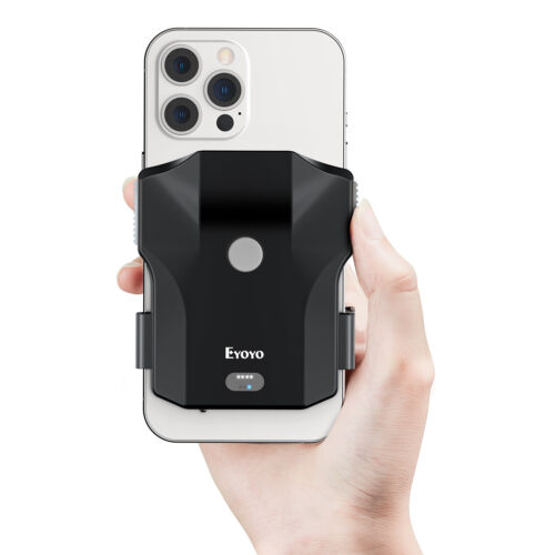 Escáner de código de barras inalámbrico Eyoyo 1D 2D QR abrazadera trasera escáner de mano para iPhone - Imagen 2 de 12