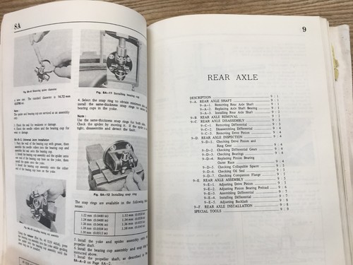 MAZDA 929 121 RX4 RX5 1973-1979 WORKSHOP MANUAL ENGINE BOOK ORIGINAL GENUINE - Picture 7 of 24