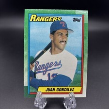 1990 Topps Juan Gonzalez Rookie Card R39078 **READ DESCRIPTION**