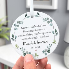 Personalised New Home Gifts Ideas House Warming First Home Present With Gift Bag