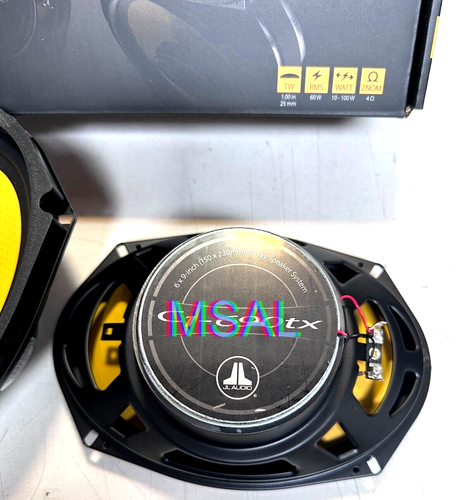 New Version JL Audio C1-690tx C1 Series 6" x 9" 3-Way Coaxial Car Speakers NEW - Picture 3 of 4