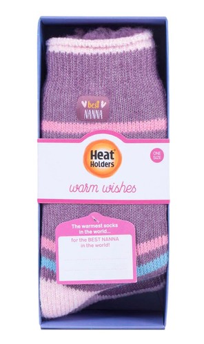 Heat Holders Thermal Winter Warm Wishes Gift Boxed Socks - 2 Sizes 7 Designs - Picture 15 of 25