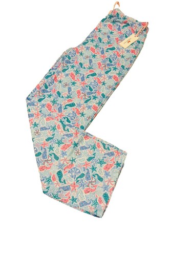 Vineyard Vines Girls XL Lounge Pants Cookie Whale Blue PJ Pajama Winter, NWT - Picture 4 of 7