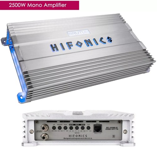 Hifonics BG-2500.1D BRUTUS Gamma Mono Subwoofer Auto Audio Verstärker