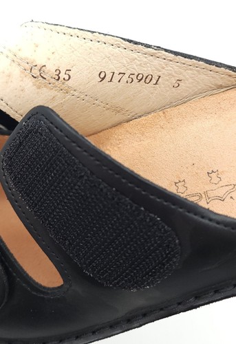 Finn Comfort Women’s Sansibar Black Leather Slide Adjustable Sandal Size 5 - Picture 11 of 11