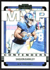 2022 8755E Panini Contenders MVP GREEN Saquon Barkley New York Giants #MVP-SBA