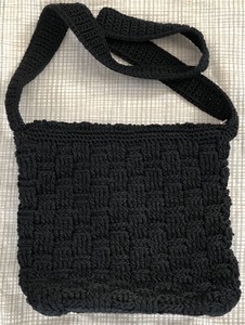 sak black crochet bag