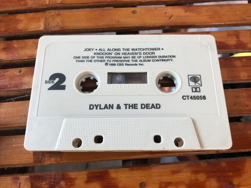 Bob Dylan/Grateful Dead - Rare Promo Dylan And The Dead Cassette Tape Tested - Picture 4 of 4