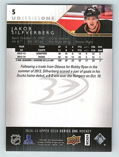 2014-15 UPPER DECK SERIES 1 & 2 Hockey Base Singles - Take your pick! - Picture 25 of 461