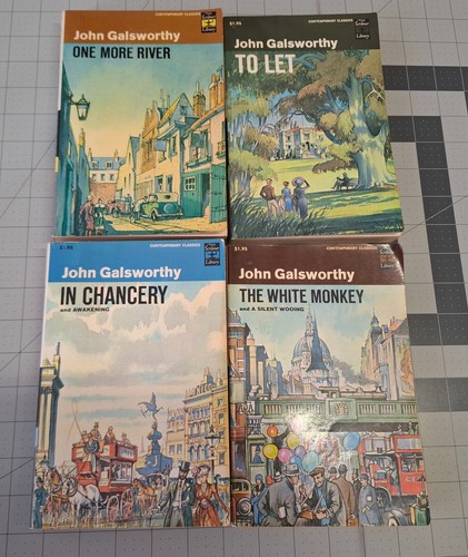 8 x Book lot by John Galsworthy Scribner Library Classic 1970 Paperback - Picture 6 of 6