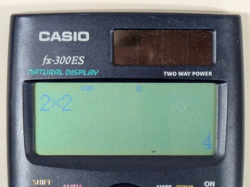 Casio FX-300ES Scientific Calculator W/Cover Two Way Power Natural Display - Picture 5 of 5