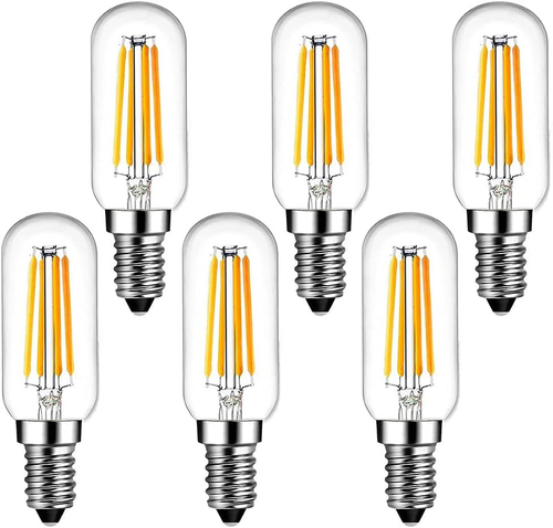 E14 LED Bulb 4W Equal 40W LED Candelabra Bulb Warm White 2700K T6 Clear Vintage - Picture 9 of 12
