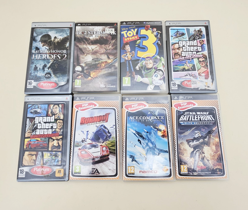 PSP Slim Console - Complet (Boite et Notice) Blanche + 8 jeux Offert - Imagen 7 de 7