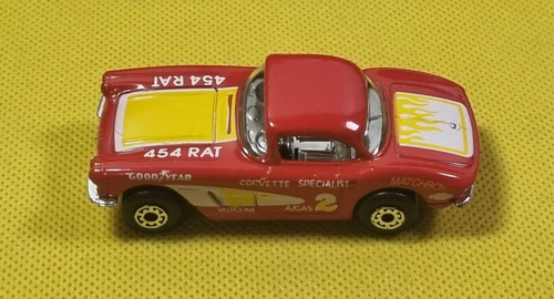 Matchbox - Vintage - MB 71 - 1962 Stingray Corvette - Red - 1:58 - Dated 1983 - Picture 3 of 8