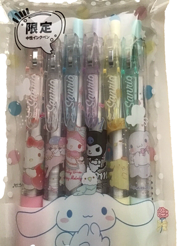 Sanrio Set Of 6 Gel Pens - Picture 2 of 2