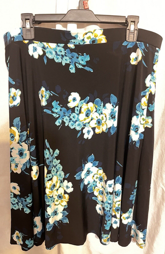 George Stretch 2pcFloral Print Blouse & Skirt Sz XL 15-18 - Picture 6 of 7