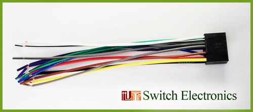 16 Pin Auto Stereo Wiring Harness Connector for Kenwood KDC-252U / KDC-255U - Picture 4 of 4