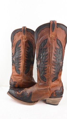 Free Bird "Willie" cowboy boots in cognac size EU42/USW11 BNWB - Picture 2 of 19