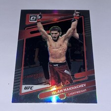 2022 Panini Donruss Optic UFC Islam Makhachev Silver Holo Prizm #12