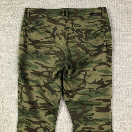 Level 99 Pants Womens 30 Green Olive Utility Camo Jogger High Rise - Picture 10 of 12