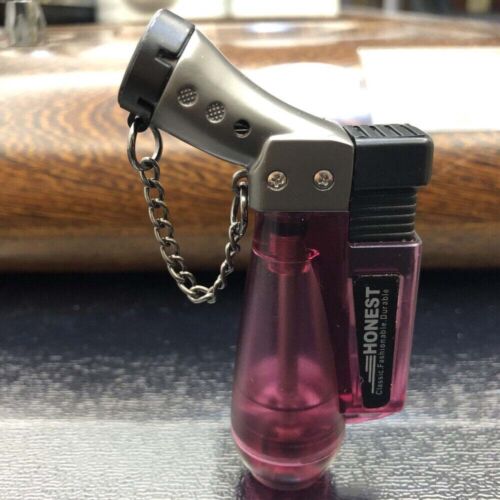Refillable Windproof 1300'C Butane Viewable Flame Jet Torch Lighter 4 Colors - Picture 21 of 21