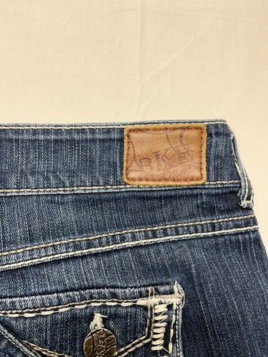 BKE THE BUCKLE CULTURE STRETCH DARK WASH CROPPED JEANS SIZE 36 INSEAM 27" - Picture 15 of 15