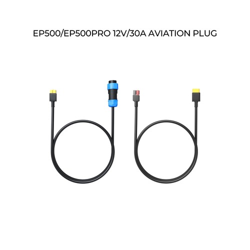 BLUETTI RV Cable 12V/30A Aviation Plug to XT60 Cable &XT60 to SPC45 for AC200MAX - Picture 3 of 8