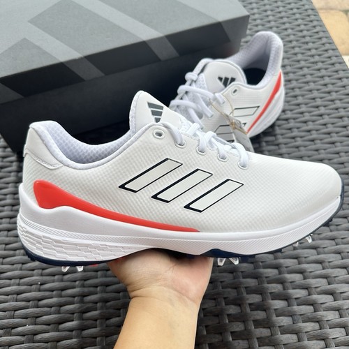 Adidas ZG23 White Bright Red Men's Golf Shoes IE2131 Size 12 - Picture 9 of 17