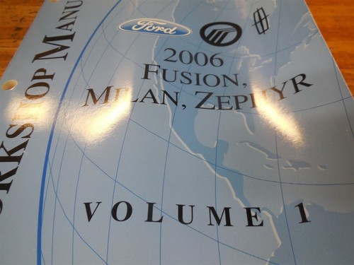 Nuevo 2006 Ford Fusion Mercury Milan Lincoln Tienda Service Manual Juego 2 Books - Imagen 6 de 6