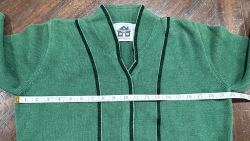 Storybook Knits “Grand Entrance” Sweater Jacket • Green • Size S - Picture 5 of 8