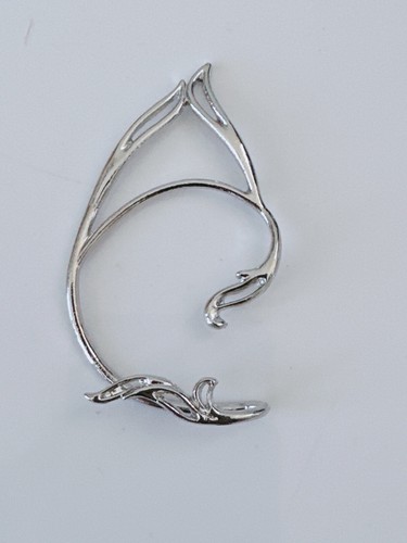 Halloween Metal Fantasy Fairy Elf Pointed Ear Cuff Hook On Tip Earring One Side - Picture 9 of 25