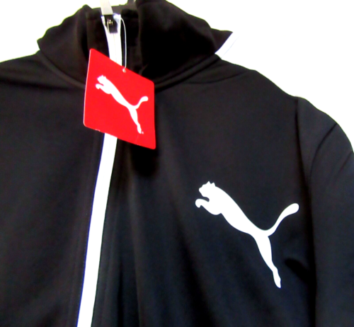 NUOVA IN BORSA con/ETICHETTE~GIACCA DA UOMO PUMA XL~NERO+BIANCO~PESO MEDIO~TUTTO L'ANNO JAX~ - Foto 4 di 10