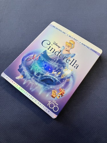 CiNDeReLLA (1950 film): 4K+blu-ray+d/c with Slipcover “NEAR MiNT” 👠BRaND NeW👠 - Picture 2 of 17