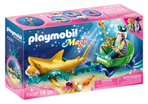 PLAYMOBIL 70097 Meereskönig mit Haikutsche